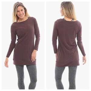 Carve Designs "Talora" Tunic Mini Dress Maroon Striped UPF 50 Size XS NWT!!